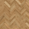 Natural Oak Matt Lacquered & Brushed Herringbone
