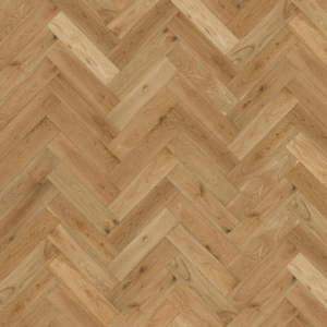 Natural Oak Matt Lacquered & Brushed Herringbone