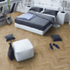 Orchid White Oak Herringbone Flooring - Image 2