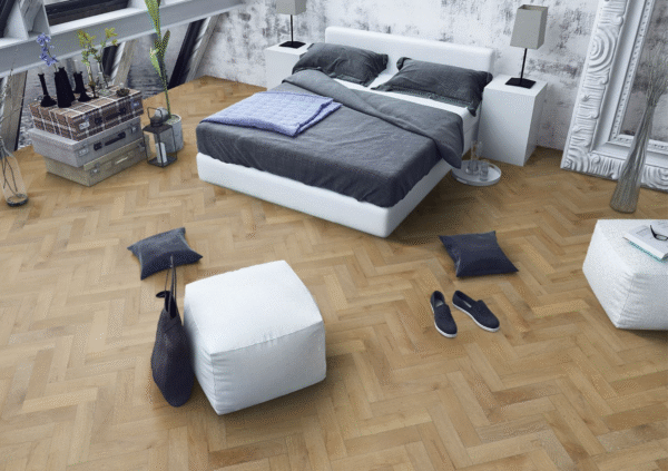 Orchid White Oak Herringbone Flooring - Image 2
