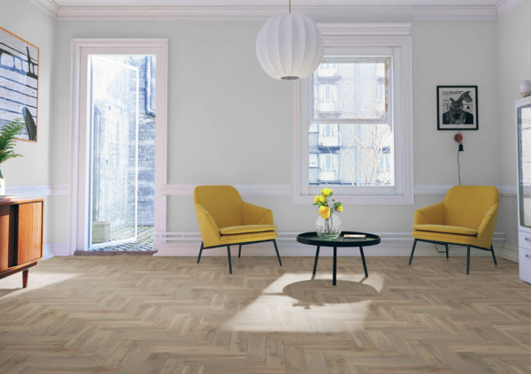 Pearl Grey Oak Herringbone - Image 3