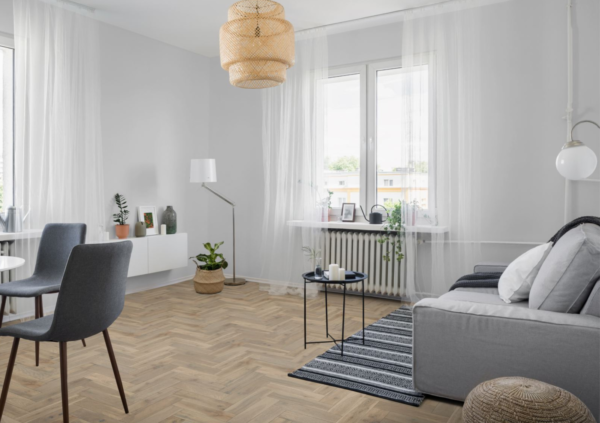 Pearl Grey Oak Herringbone - Image 4