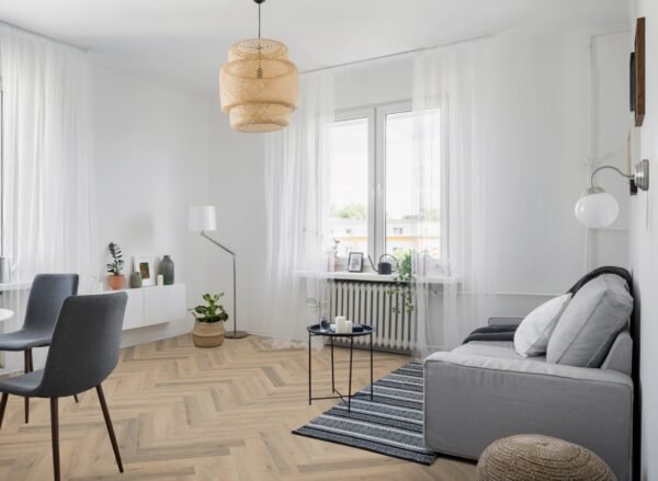 Lignum Fusion Premium Greige Oak Herringbone - Image 2