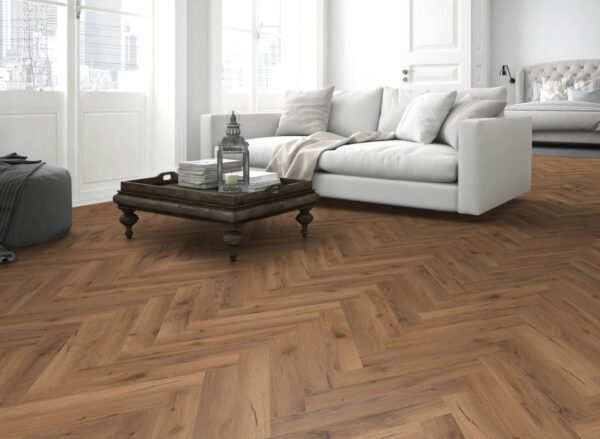 Lignum Fusion Premium Oak Robust Fumed Herringbone - Image 10