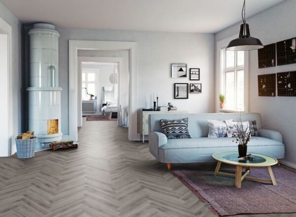 Lignum Core Rustic Grey Oak Herringbone - Image 12