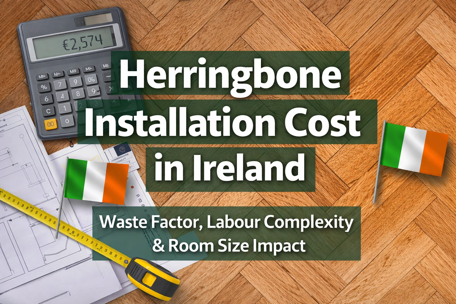 Herringbone installation in Ireland