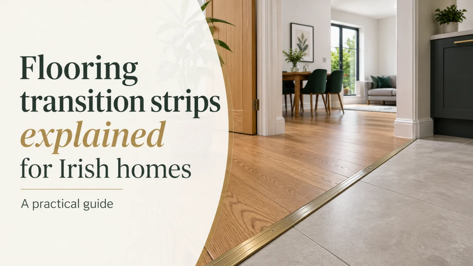 Flooring transition strips