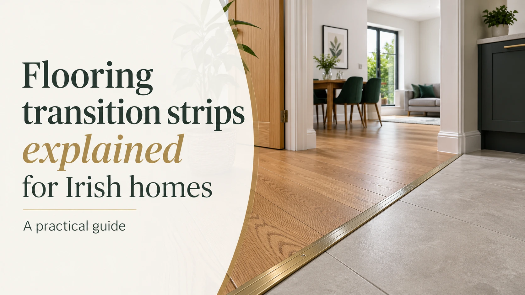 Flooring transition strips