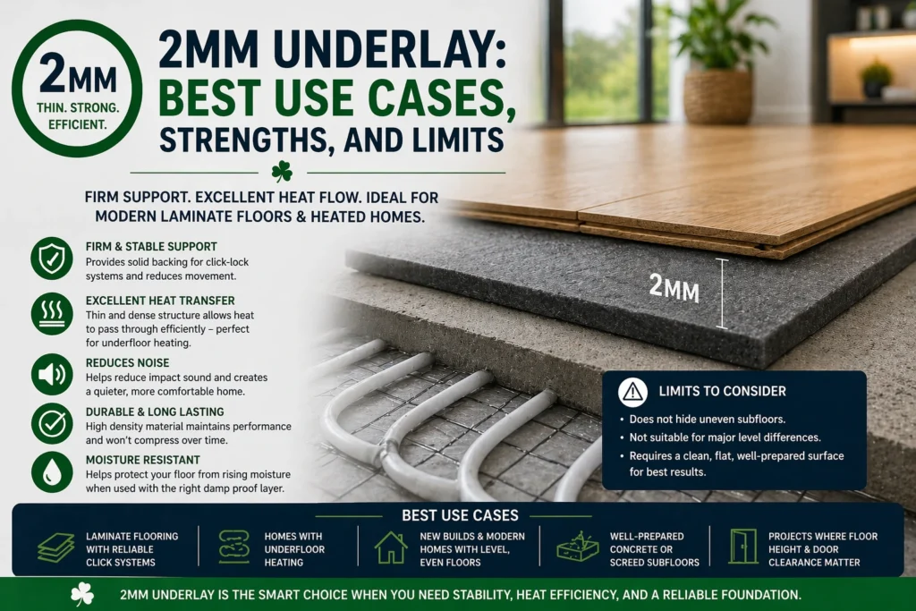 When 2mm underlay makes most sense