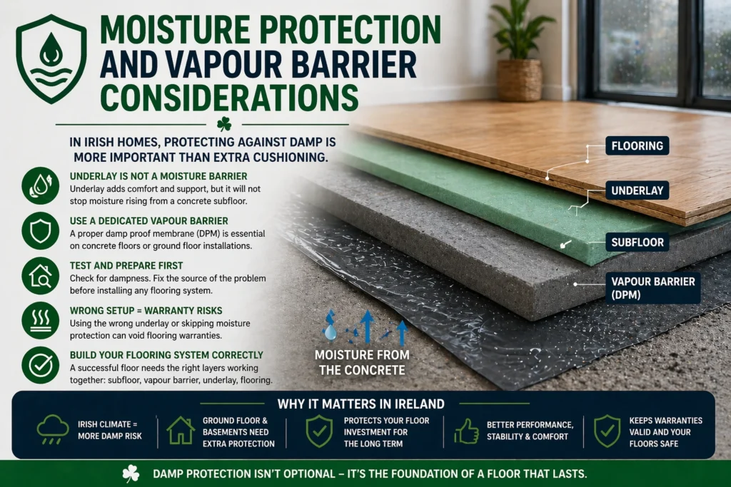 Moisture protection and vapour barrier considerations