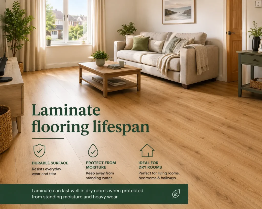 Laminate flooring lifespan in Ireland